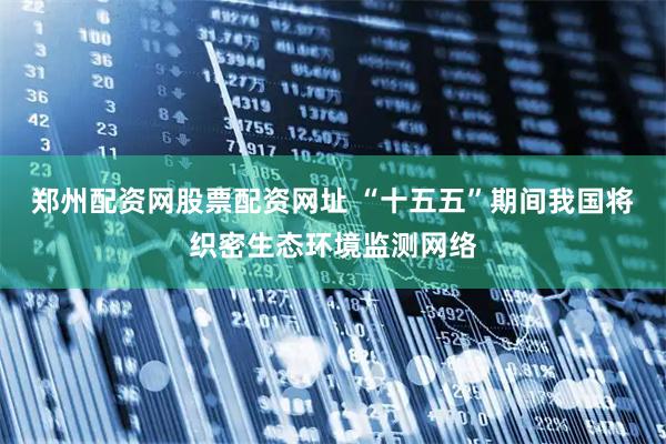 郑州配资网股票配资网址 “十五五”期间我国将织密生态环境监测网络
